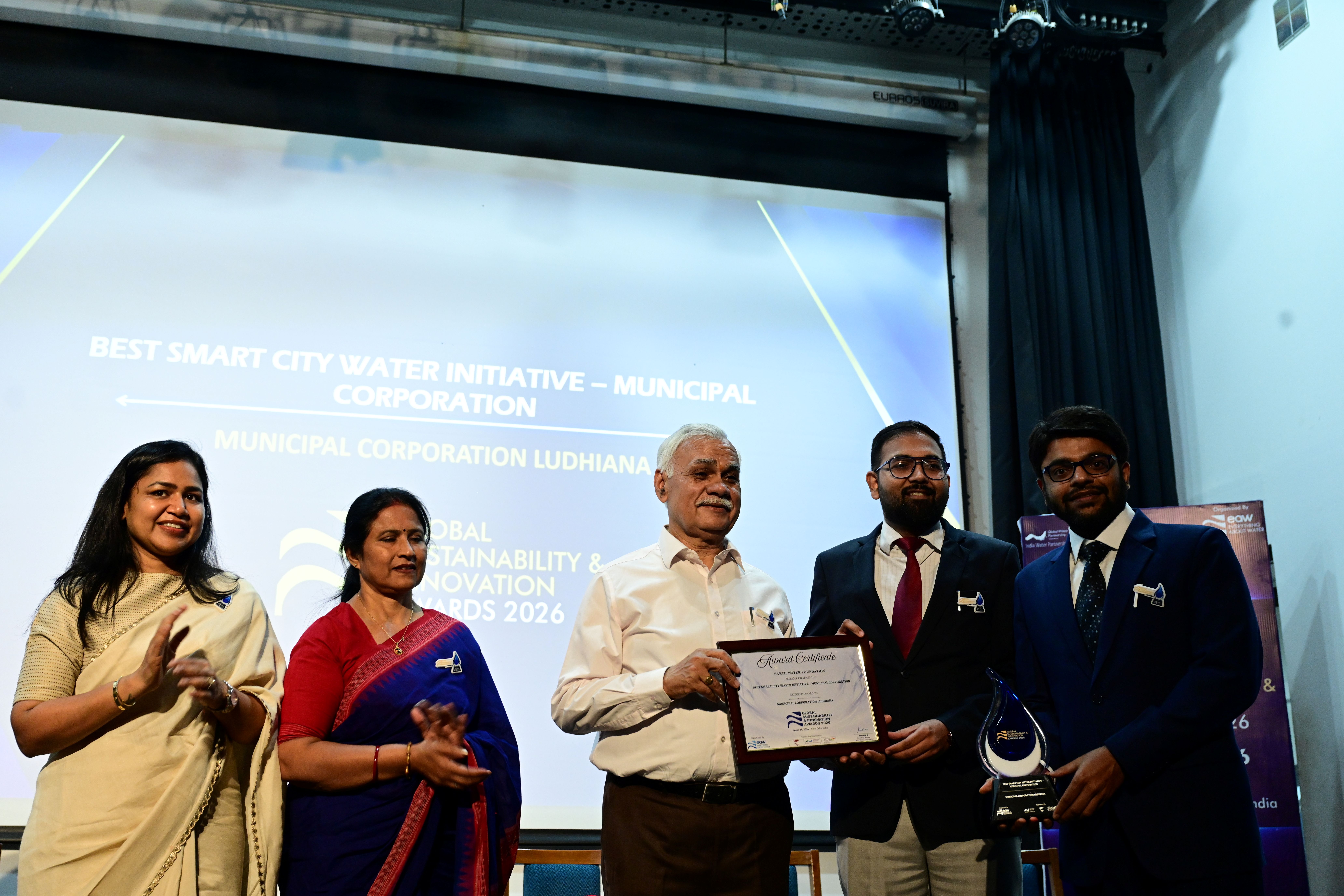 Municipal Corporation Ludhiana, BEST SMART CITY WATER INITIATIVE – MUNICIPAL CORPORATION