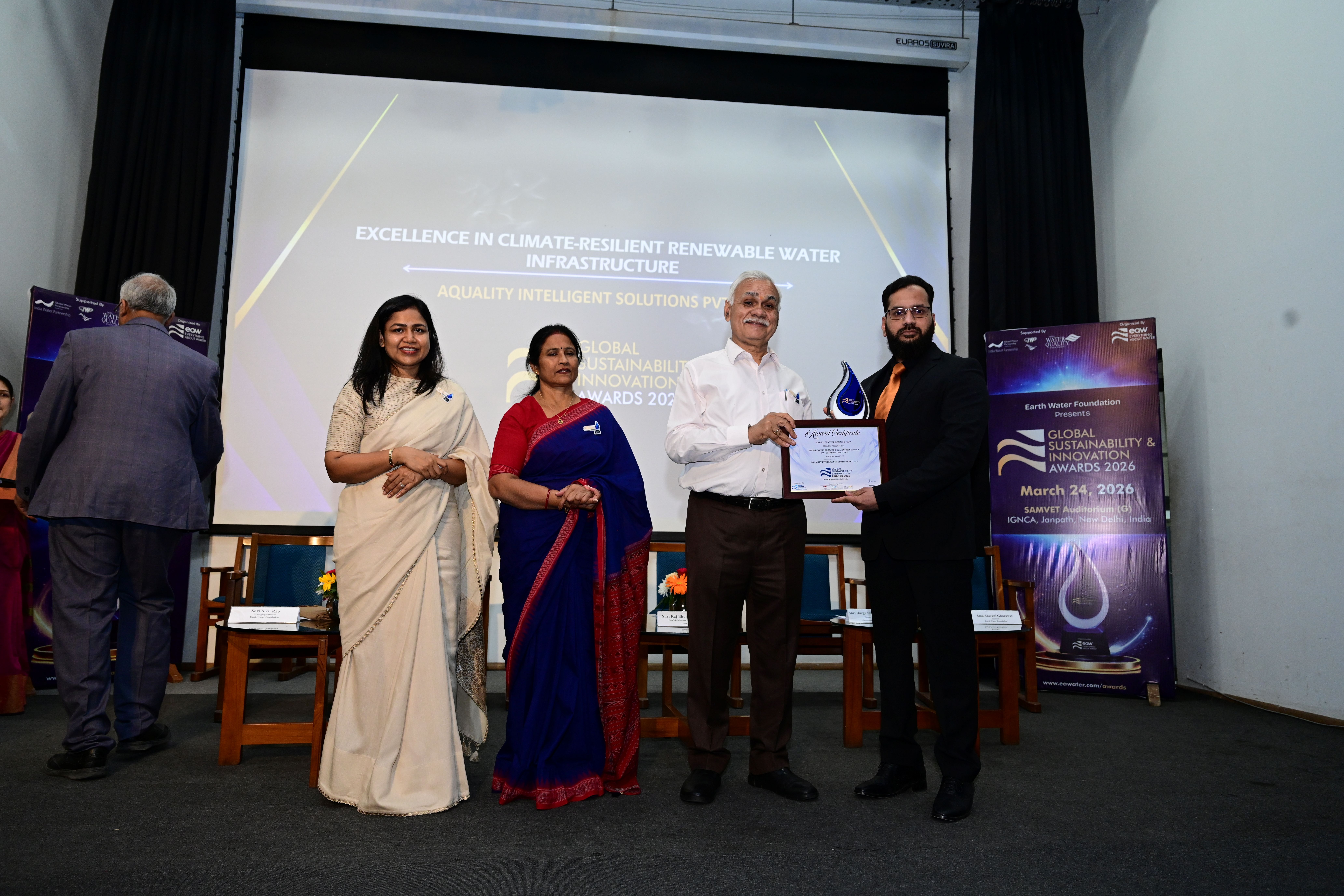 Aquality Intelligent Solutions Pvt. Ltd., EXCELLENCE IN CLIMATE-RESILIENT RENEWABLE WATER INFRASTRUCTURE